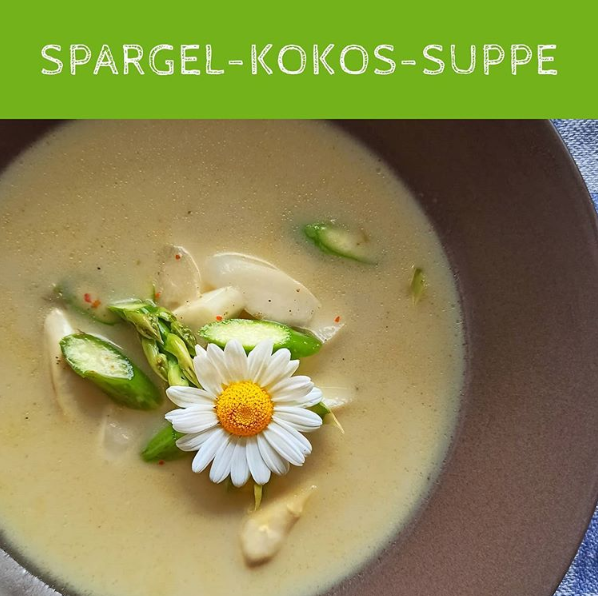 Spargel-Kokos-Suppe